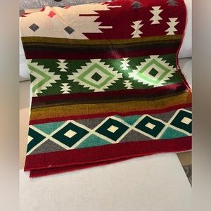 Reversible alpaca blanket